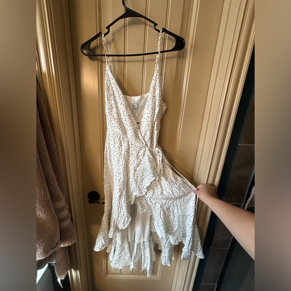 Tie-Up Ruffle Dress